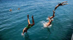 Swim from a boat in Cyprus for clean, clear water.