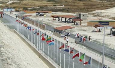 Olympic shooting range in Cyprus, Larnaca.