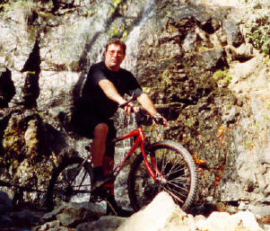 Bike ride in the Troodos mountains in Cyprus