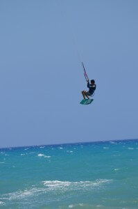 The closeness to the sea and wind make kitesurfing a sport of nature.