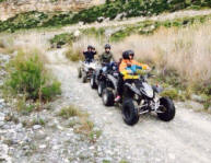 Quad bike adventure trail in Cyprus as a holiday activity