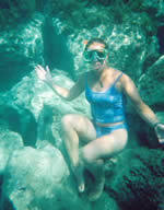 Snorkeling in Cyprus.