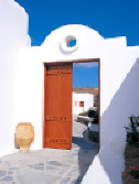 Mykonos Grand Hotel Mykonos Entrance, Click to enlarge